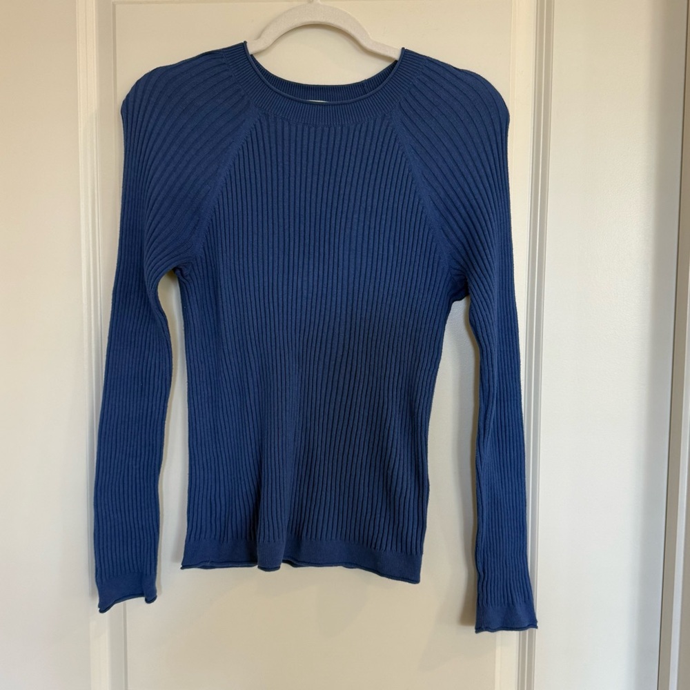 Alex Mill Ribbed Cotton Cashmere Crewneck Sweater